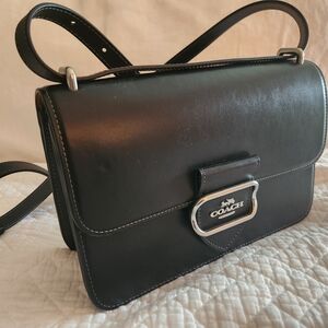 Coach Black Leather Crossbody Bag